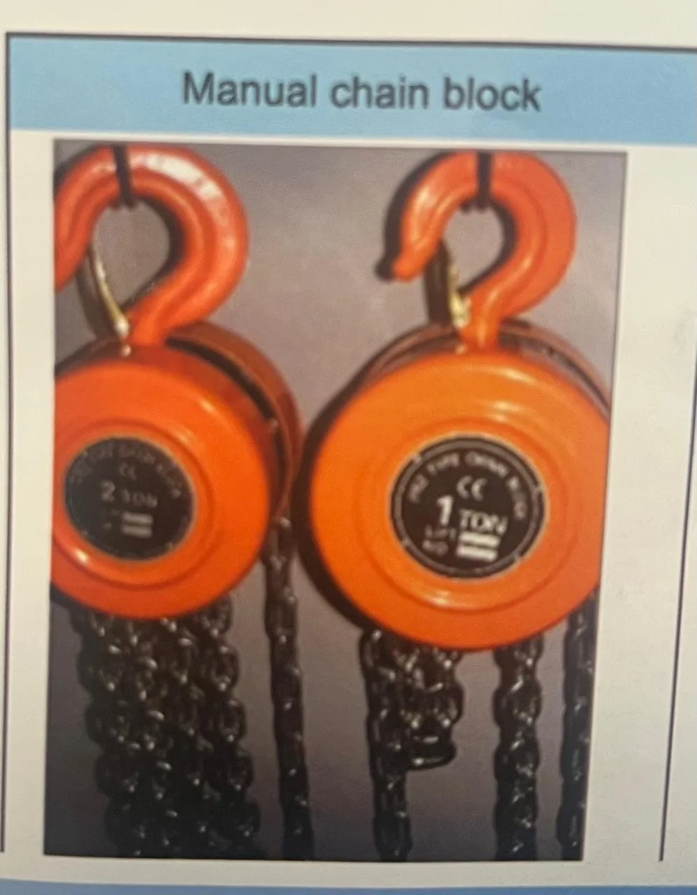Manual Chain Block